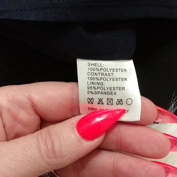 Herlyn navy blue and black dress size small - Picture 8 of 13